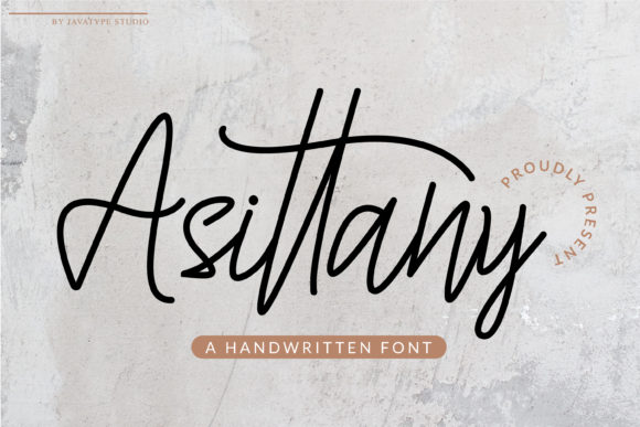 Asittany: A Handwritten Font for Elegant Branding