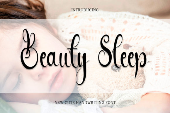 Beauty Sleep: A Charming Handwritten Font for Crafters