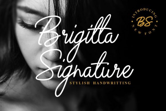 Brigitta Signature: Elevate Your Brand with a Premium Handwritten Font