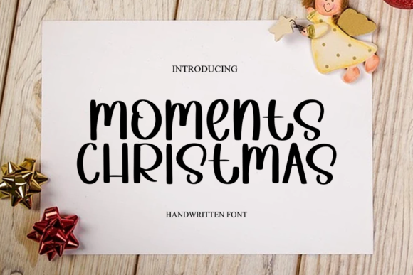 Bring Charm to Your Web Design with Moments Christmas Font
