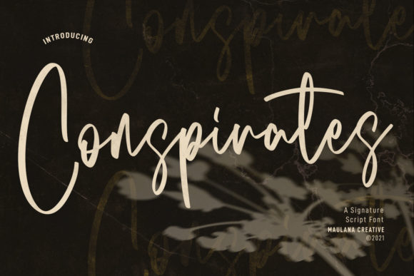 Conspirates Signature: A Versatile Font for Engaging Campaigns