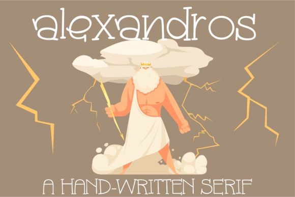 Discover Alexandros: A Handwritten Font for Editorial Elegance