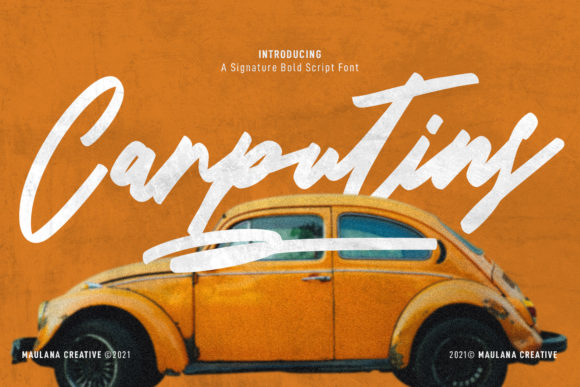 Discover the Elegance of Carputins Signature Font