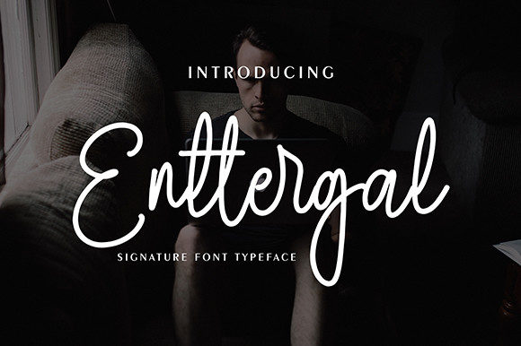Discover the Elegance of Enttergal: A Delicate Script Font