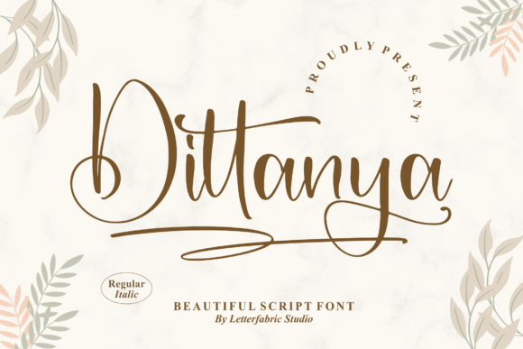 Elevate Your Brand with Dittanya: A Premium Handwritten Font