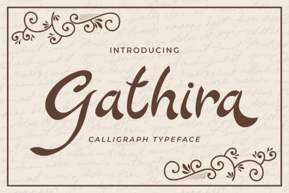 Elevate Your Web Design with Gathira Script Font