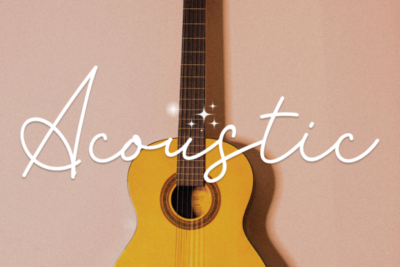 Enhance Your Brand with Acoustic: A Romantic Script Font