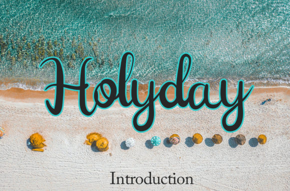 Enhance Your Brand with Holyday: A Chic Handwritten Font