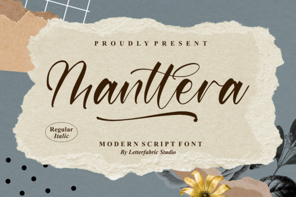 Enhance Your Brand with Manttera: A Chic Handwritten Font