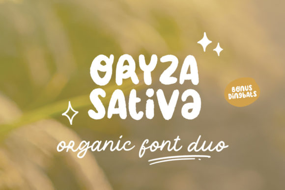 Enhance Your Campaigns with Oryza Sativa Font