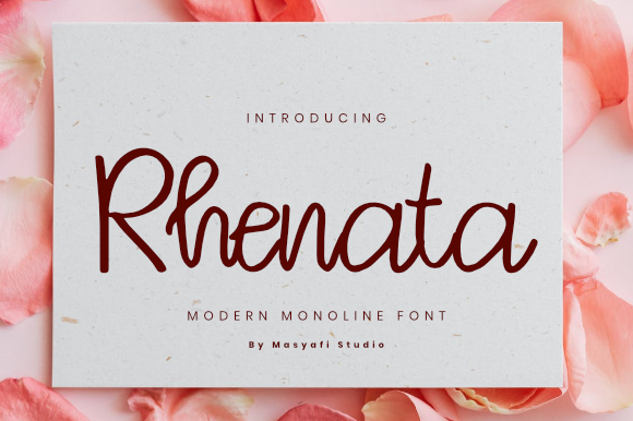 Exploring Rhenata: A Charming Font for Branding