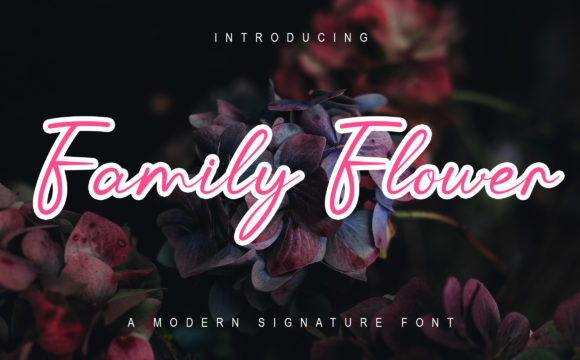 Family Flower: A Handwritten Font for Editorial Charm