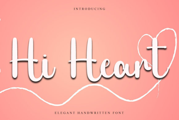 Hi Heart: A Playful Handwritten Font for Web Design
