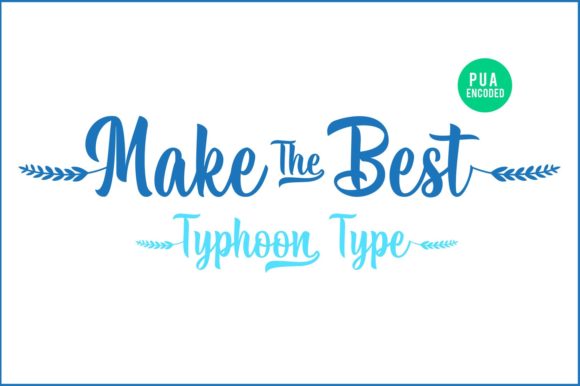 Make the Best: A Stylish Script Font for Crafters