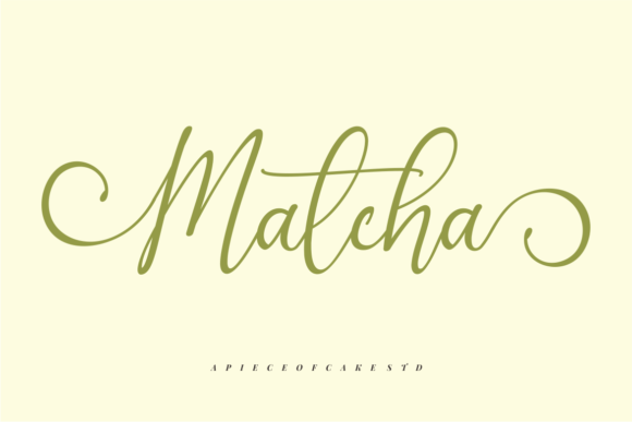 Matcha: The Elegant Script Font for Stunning Brand Visuals