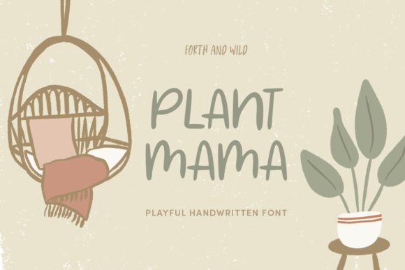 Plant Mama: A Handwritten Font for Creative Makers