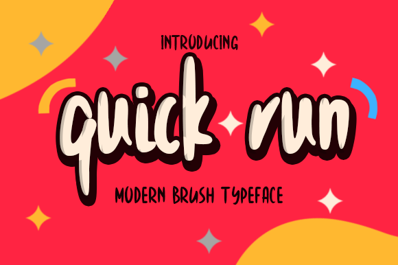 Quick Run: A Handwritten Font for Polished Branding