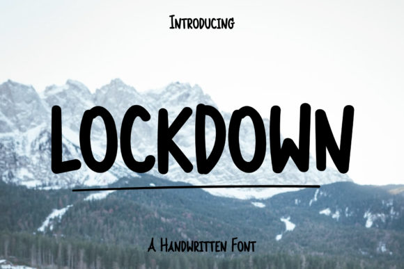 Revamp Your Brand with Lockdown: A Unique Handwritten Font