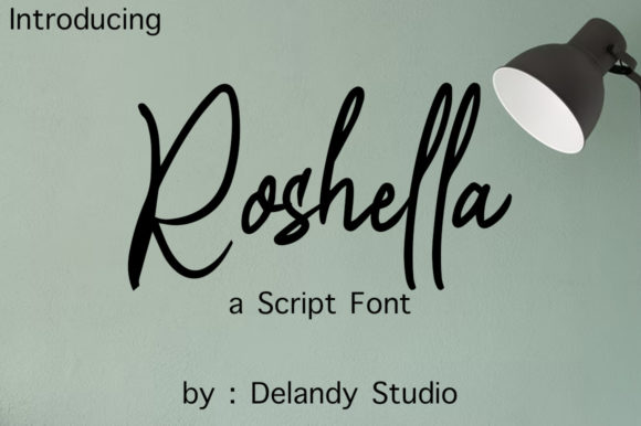 Roshella: A Handwritten Font for Engaging Visuals