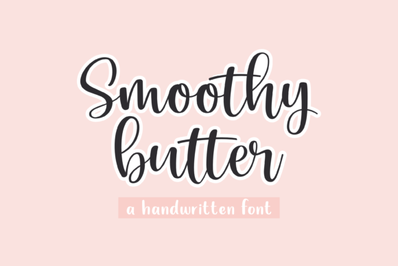 Smoothy Butter: A Refined Script Font for Crafters