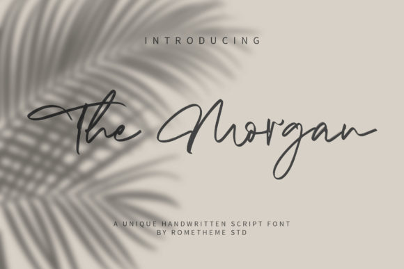 The Morgan: A Handwritten Font for Elegant Web Design