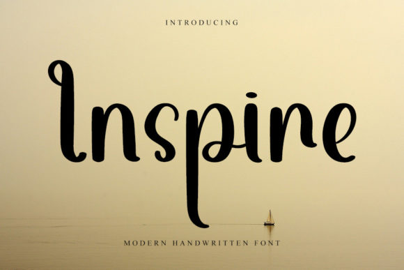 Transform Your Brand with Inspire: A Stylish Script Font