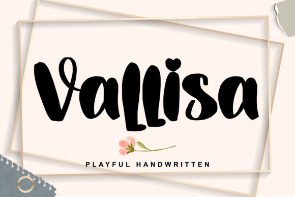 Unleash Creativity with Vallisa: A Handwritten Font for Makers
