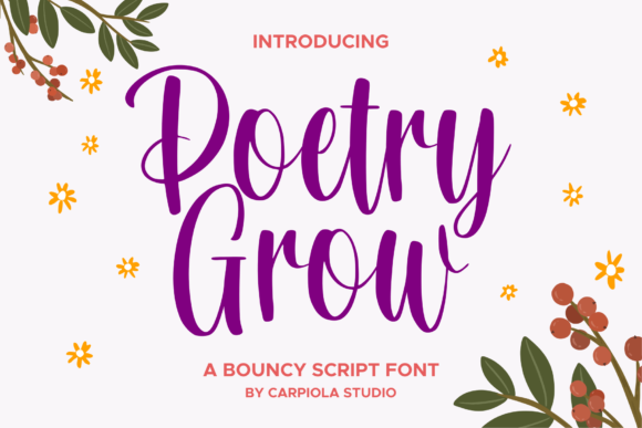 Unleashing Creativity with Poetry Grow Font