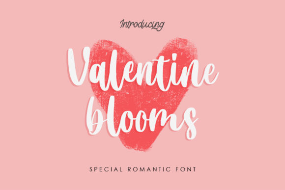 Valentine Blooms: A Playful Script Font for Editorial Design