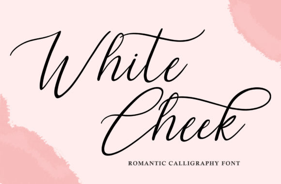 White Cheek: A Modern Calligraphy Font for Makers